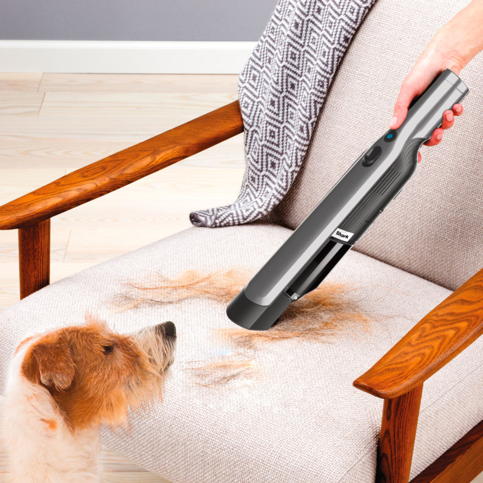 Shark – WV201 WANDVAC Cordless Hand Vac, Lightweight at 1.4 lbs. with Chargin…