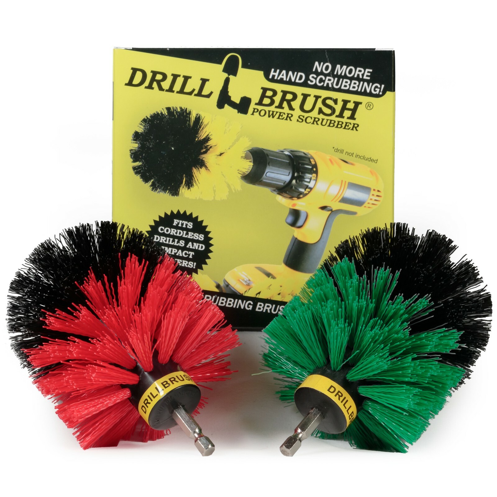 Drill Brush Cordless Drill Powered Brushes -Kitchen Surfaces -Patio, Deck,Garden