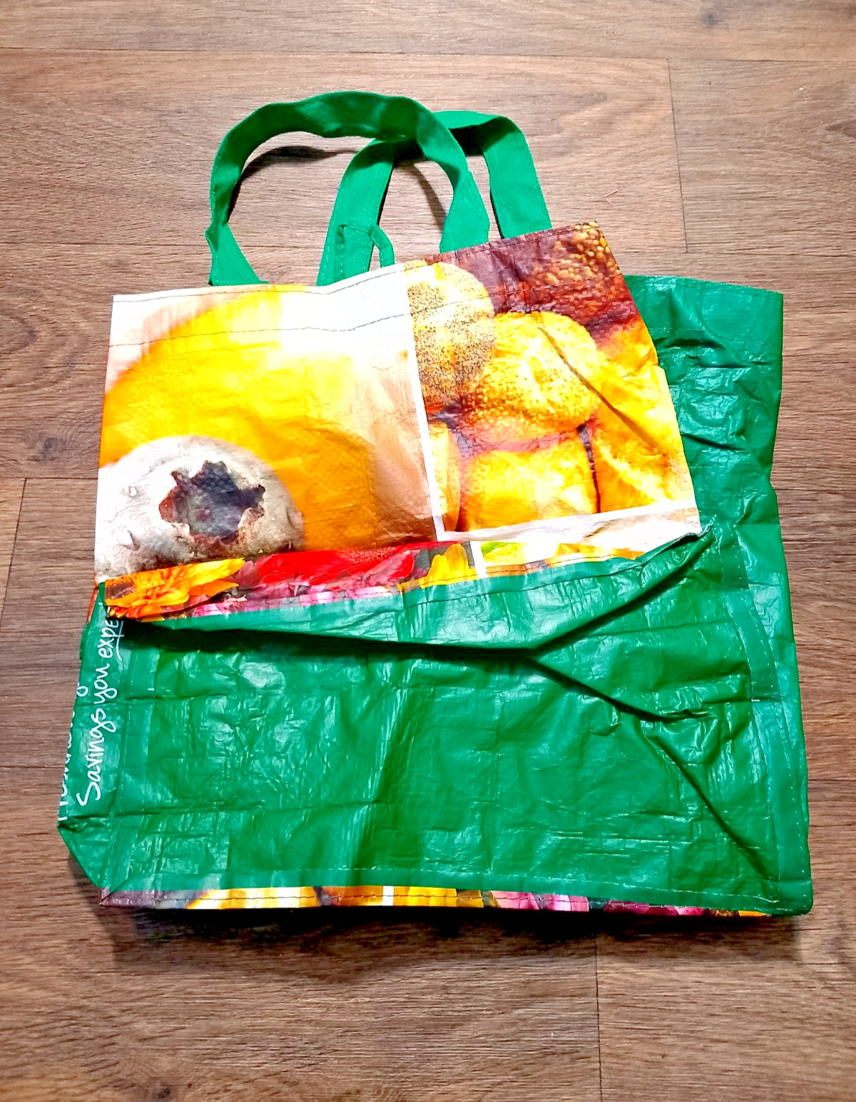 Farm Fresh reuseable shopping bag with tag 13×8.5×13 inches