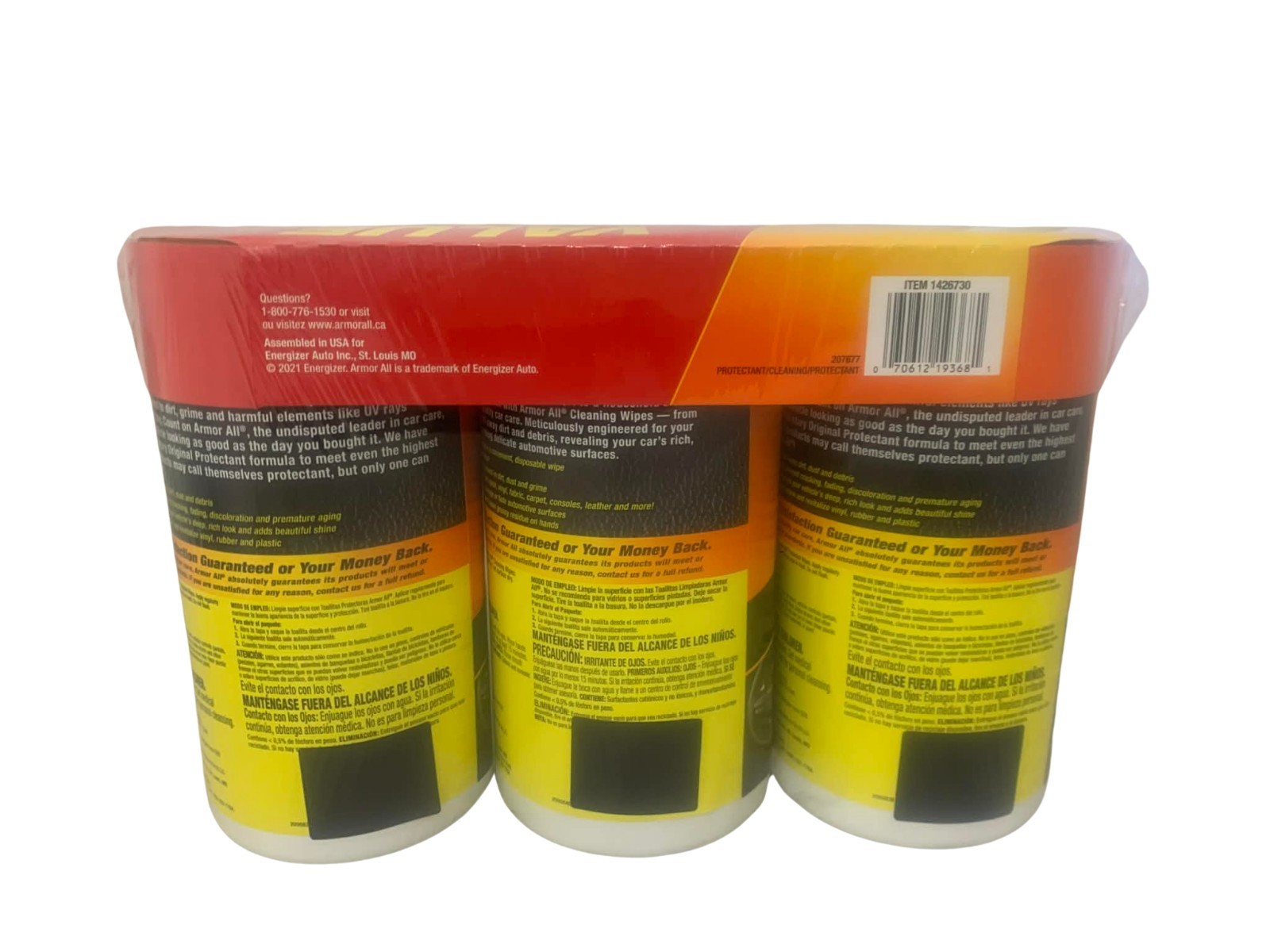 Ultimate Auto Interior Wipes Set 150 Count Cleaning And Protectant Combo