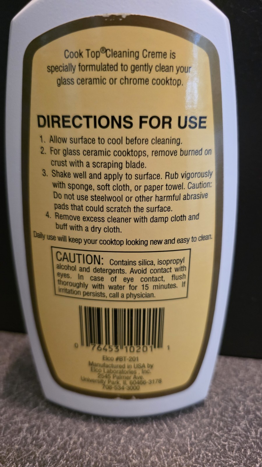 Cook Top Cleaning Cream out of production Smooth Top Ranges 20oz-Discontinued