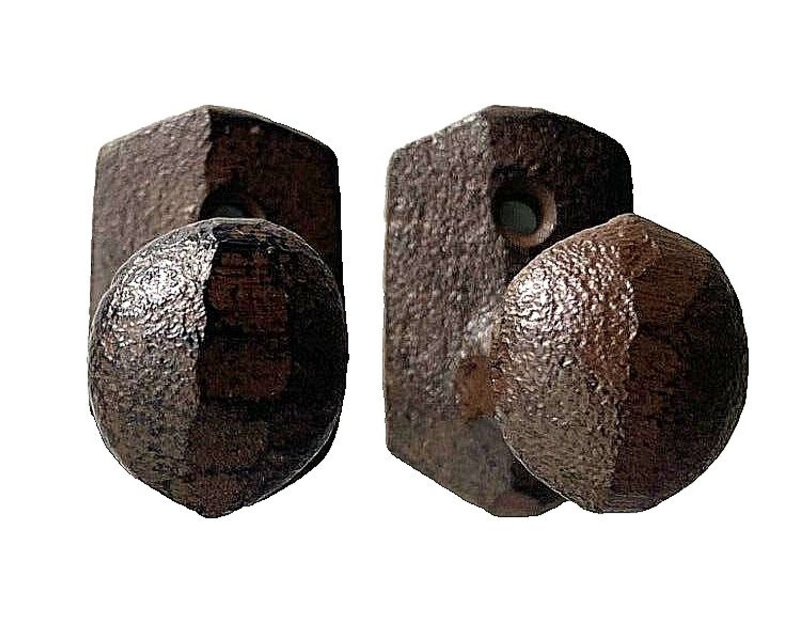 2 Railroad Nail Spike Wall Hook Cast Iron Rustic Western Rugged Wall Hook 2.25″