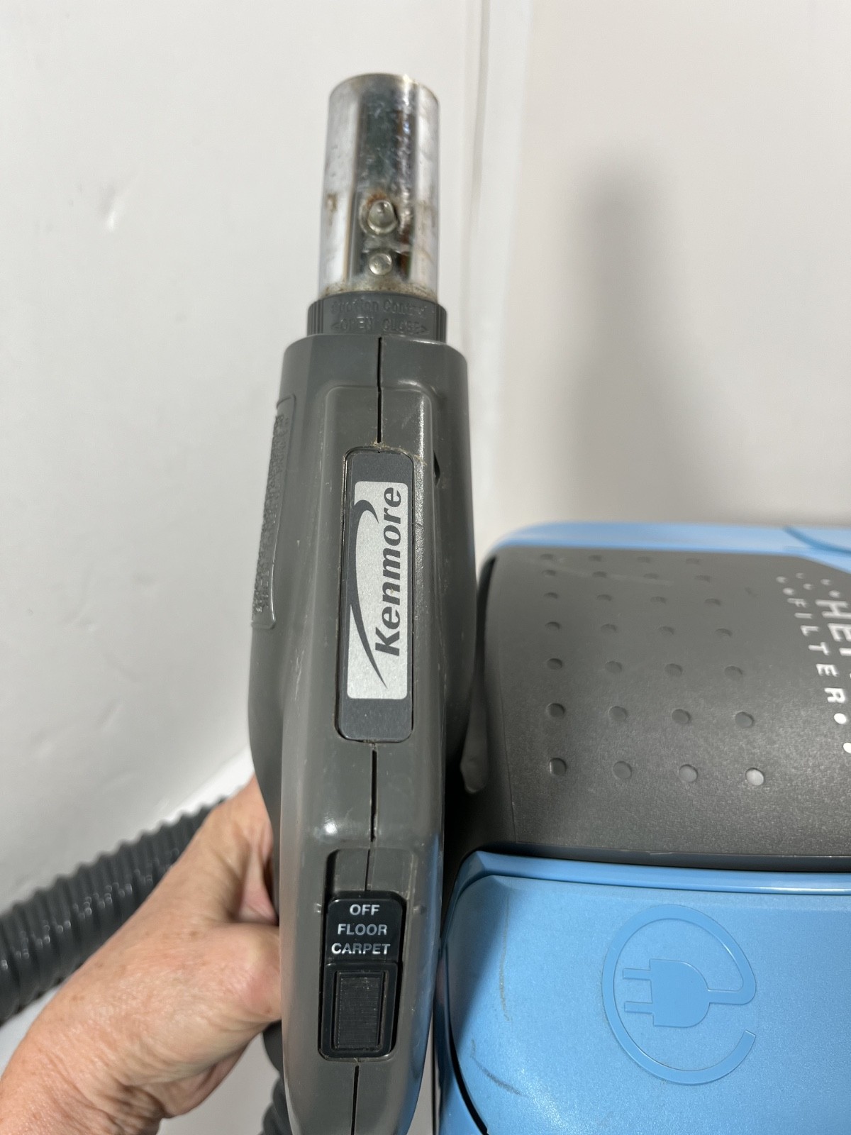 KENMORE HEPA Bagged Canister Vacuum Model 116 BODY w/3 Attachments/Hose – READ