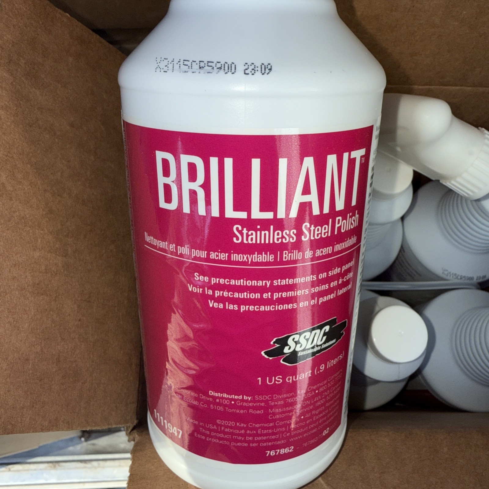 Ssdc stainless steel polish six bottles