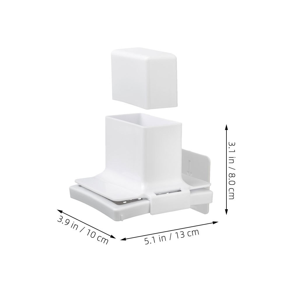 Wall Bathroom Soap Holder Shower Dish Tray for Rack with Grinder Self Draining
