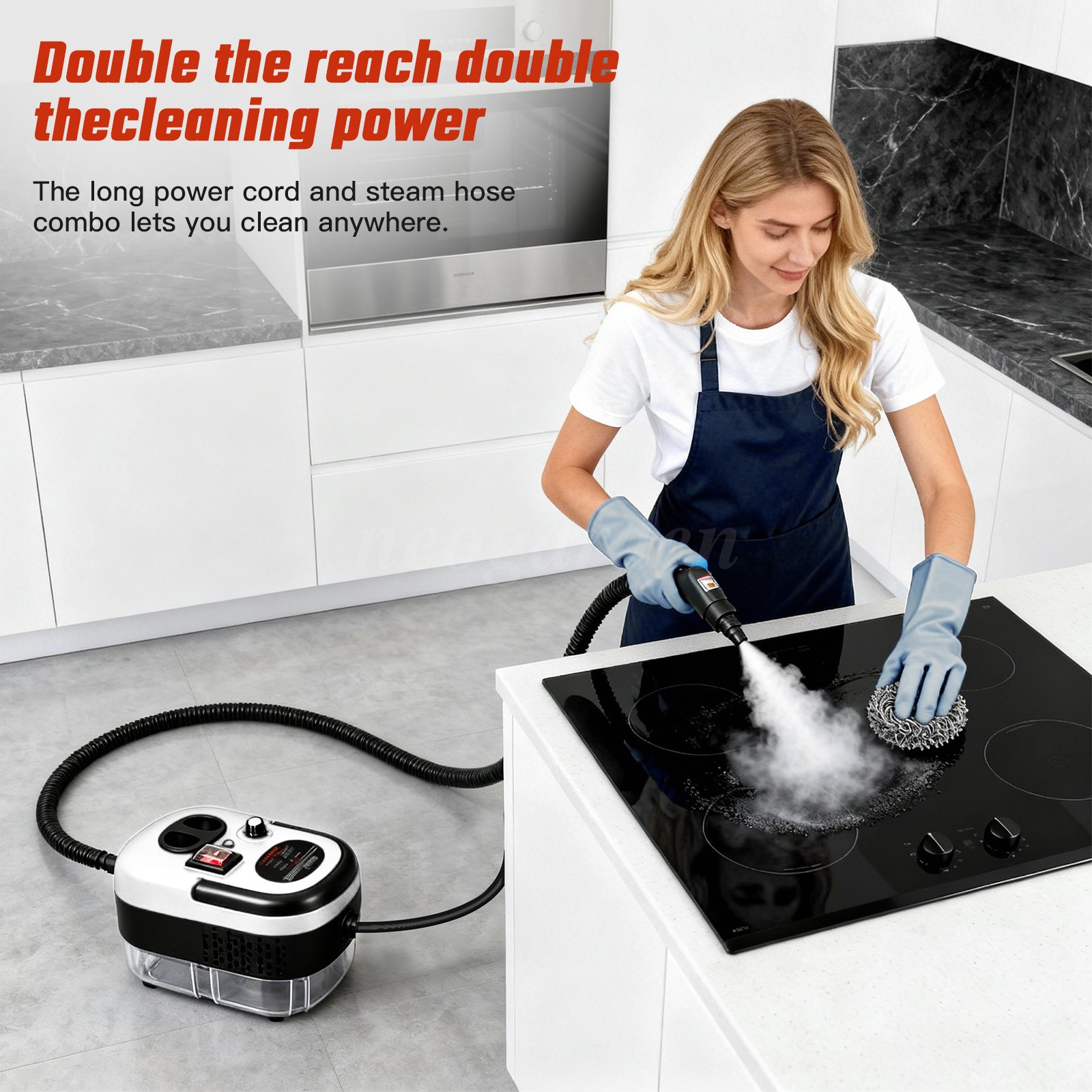 2500W Handheld Steam Cleaner High Pressure Household Car Steam Cleaning Machine