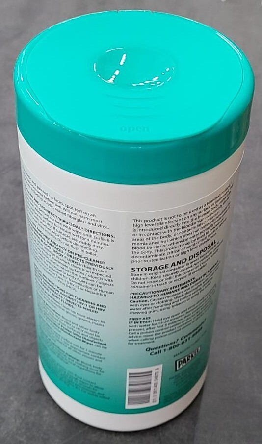 Parker Protex One-Step Ultra Surface Disinfectant Wipes 7″x9-1/2″ 75/CAN 48-70