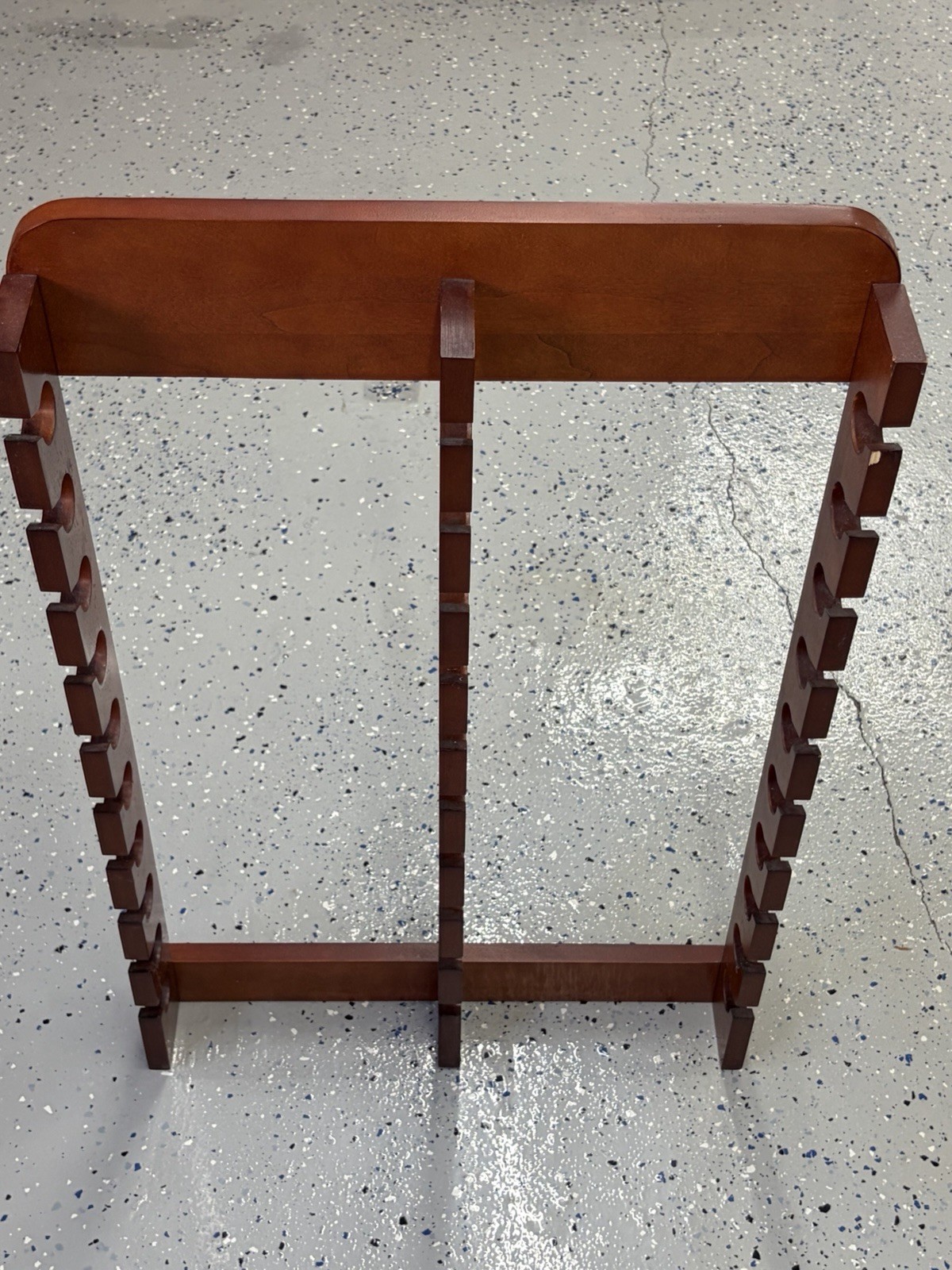 TOUCH OF CLASS 30 Slot Solid Wood Cherry Ball Cap Display Wall Rack – Small Chip