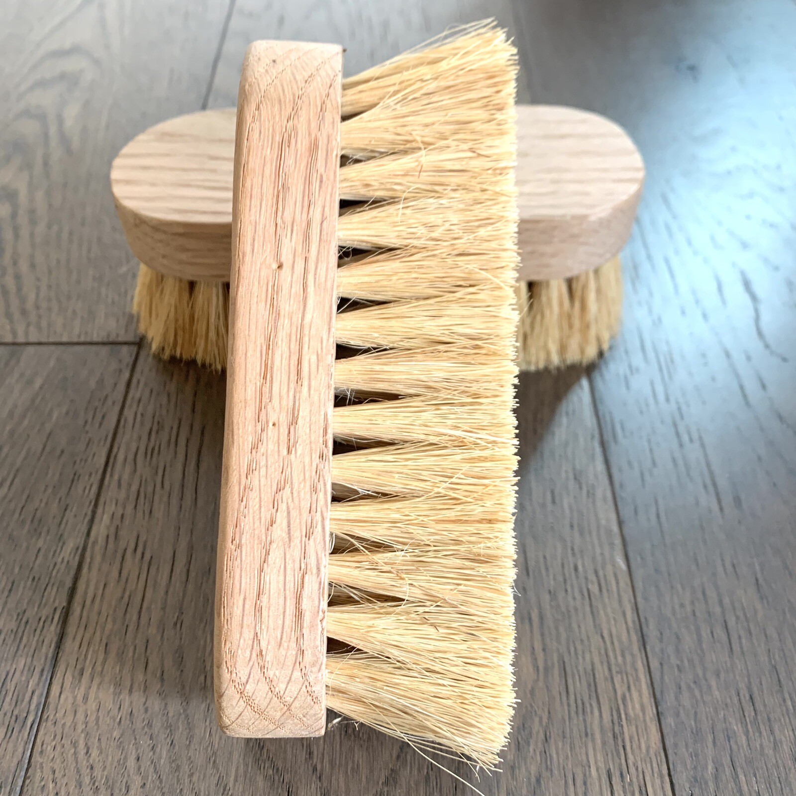 Upholstery Natural Fiber Detailing Wood Scrub Brush Wax Buff Furniture USA x2
