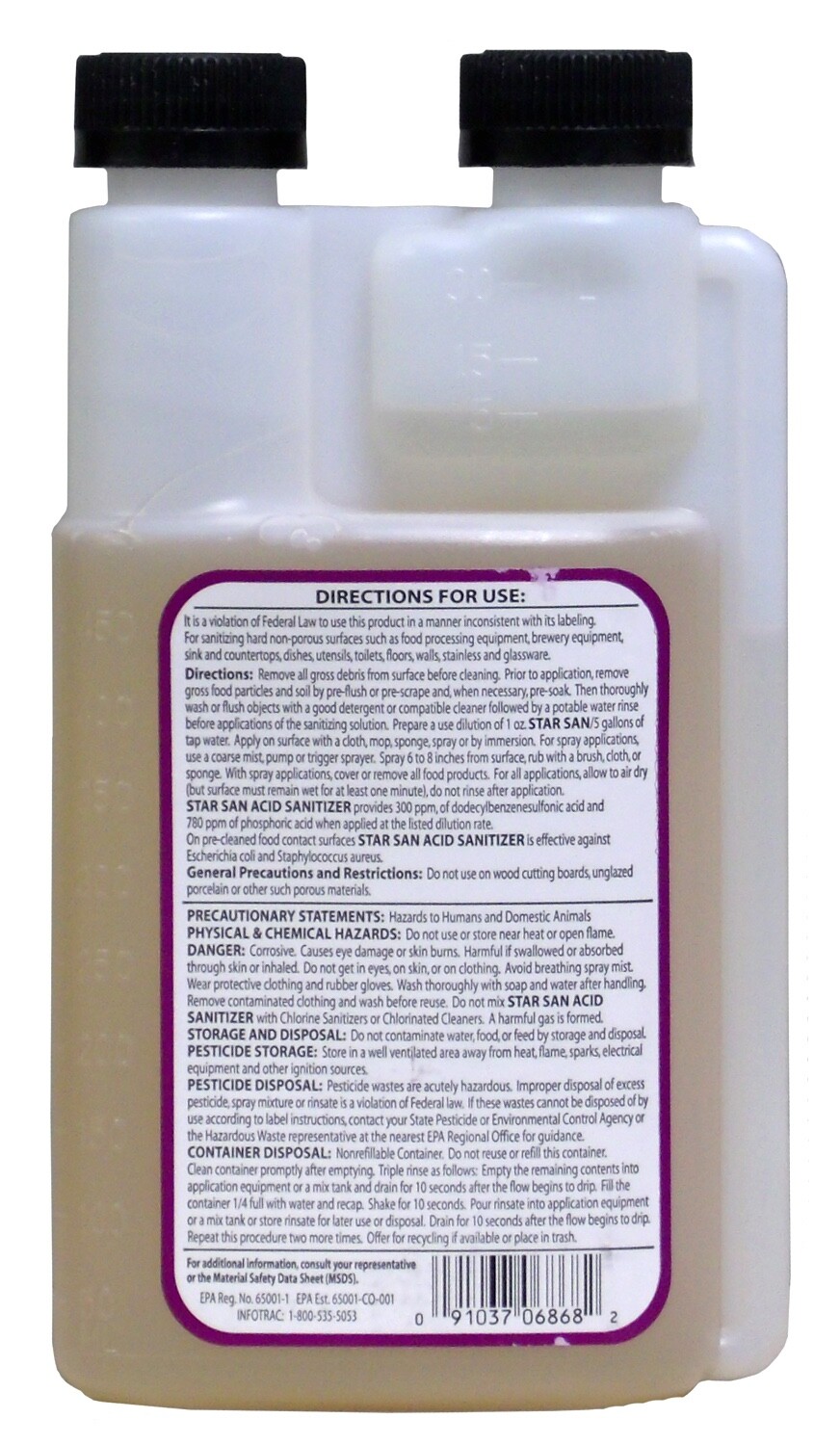 Five Star | Star San No-Rinse Sanitizer for Home Brewing Wine and Beer – 16 oz