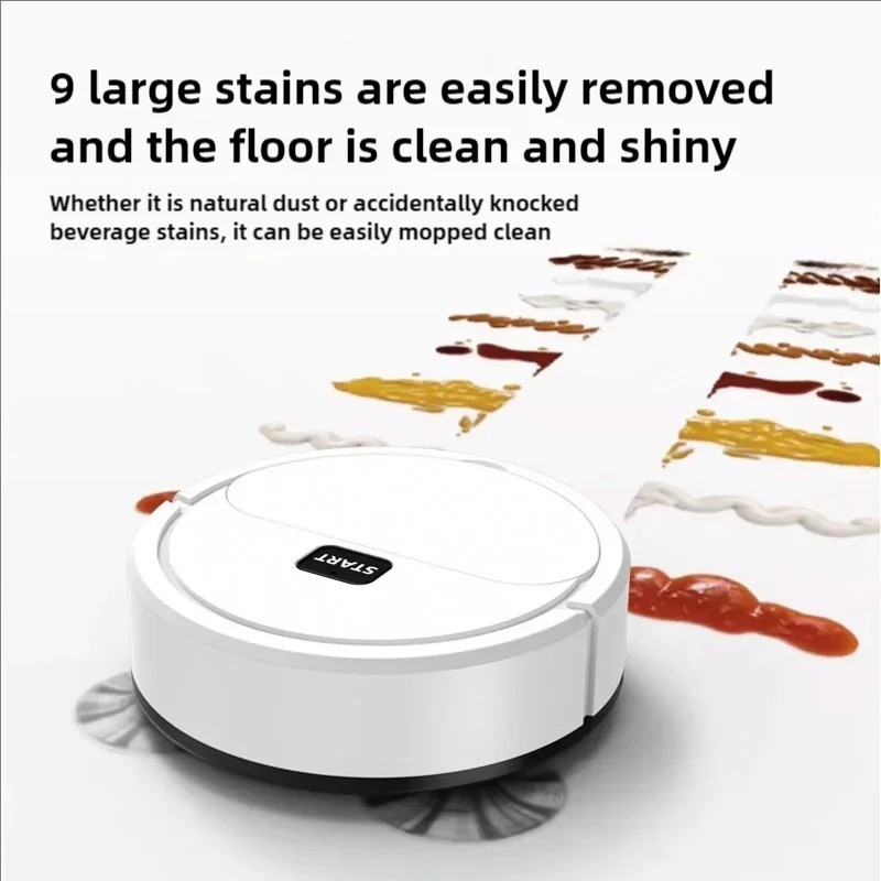 Robot Vacuum Cleaner Sweep 3 in1 Wet Mopping Floors Smart Home Sweeping Cleaning