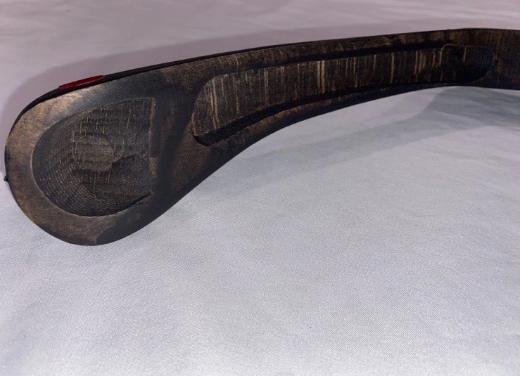 Kiton 17.5” Wooden Carbon Fiber Suit Hanger Made In Italy