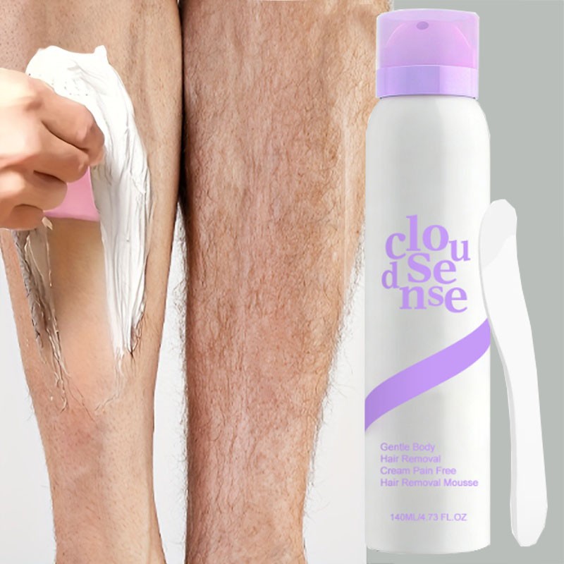 NEW Cloud Sense Gentle Hair Removal Mousse Spray, Aloe & Hyaluronic Acid