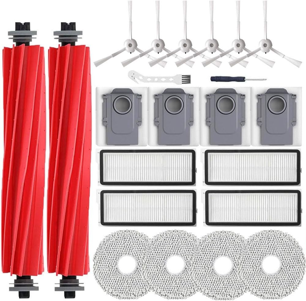 22 Pack Replacement Accessories for Roborock Qrevo S Qrevo Plus Qrevo Pro Qrevo