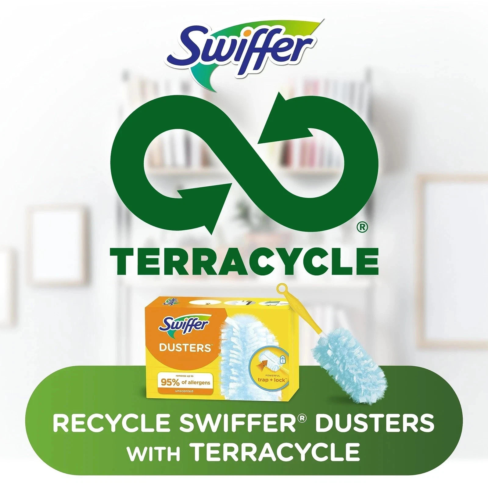 Swiffer Dusters Starter Kit, Kit Includes 1 Handle and 5 Dusters About this item