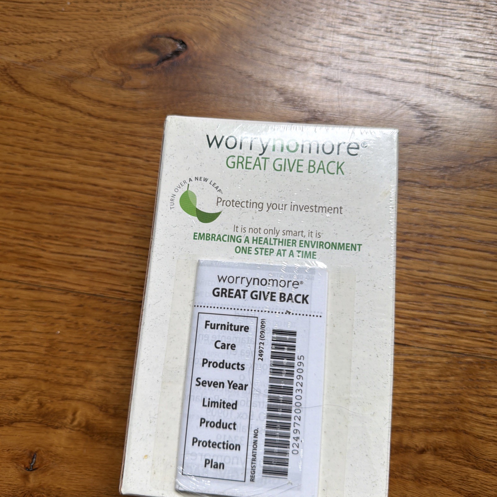 NEW WORRYNOMORE Fabric & Leather Cleaner-new Open Box Seal Is Broken See Picture