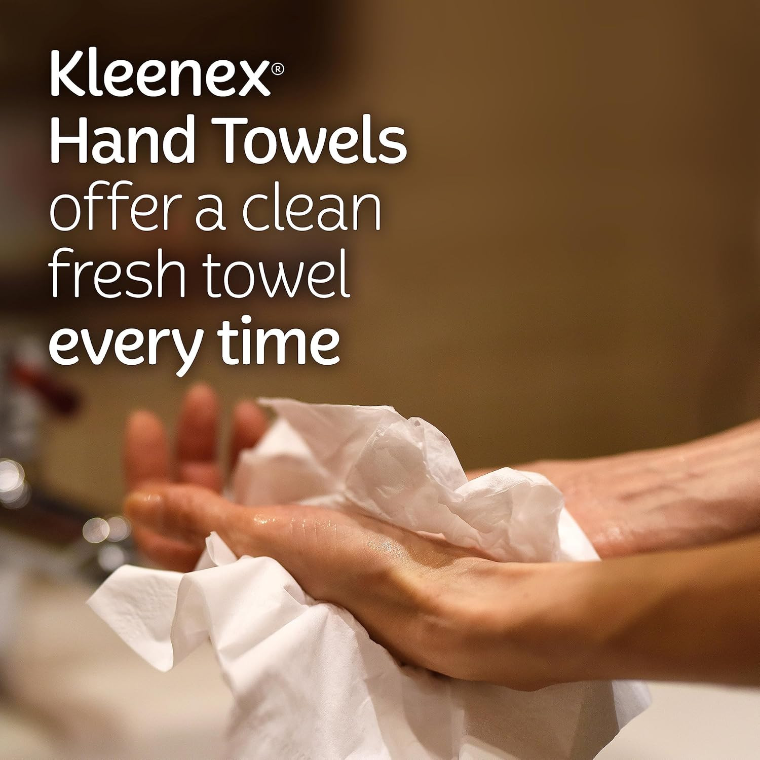 Kleenex Disposable Paper Hand Towels 60 Count Pack Of 6 Cloth Like Fresh Soft