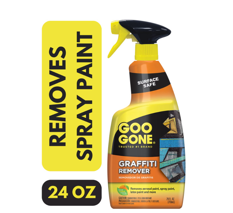 2 PACK GOO GONE GRAFFITI AerosolAcrylic LatexPaint REMOVER Surface Safe24ozSpray
