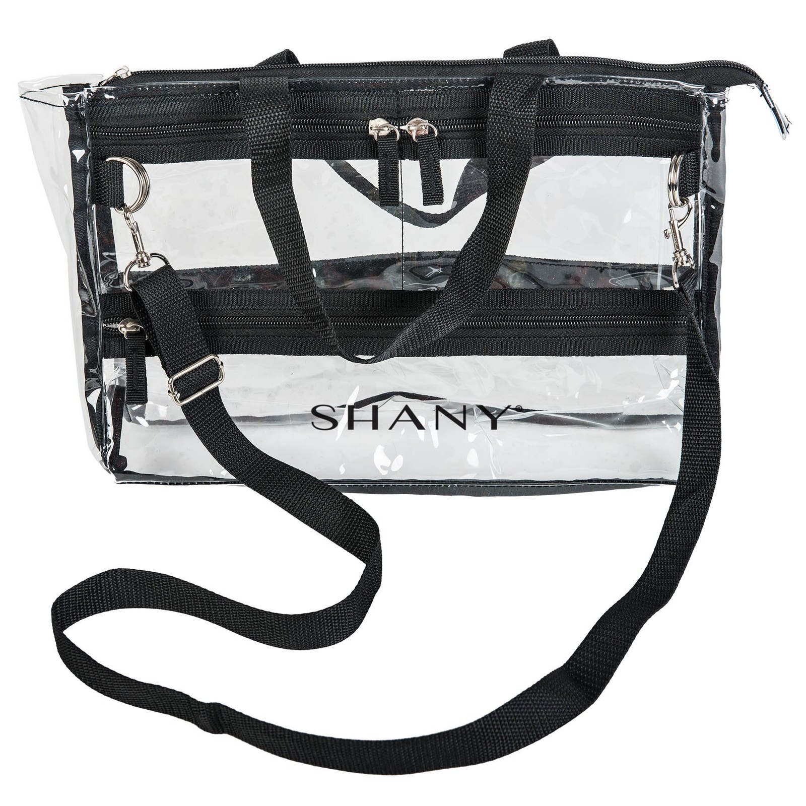 SHANY The Game Changer Travel Bag- 13.5×9.5×1.75 Inch (Pack of 1), BLACK
