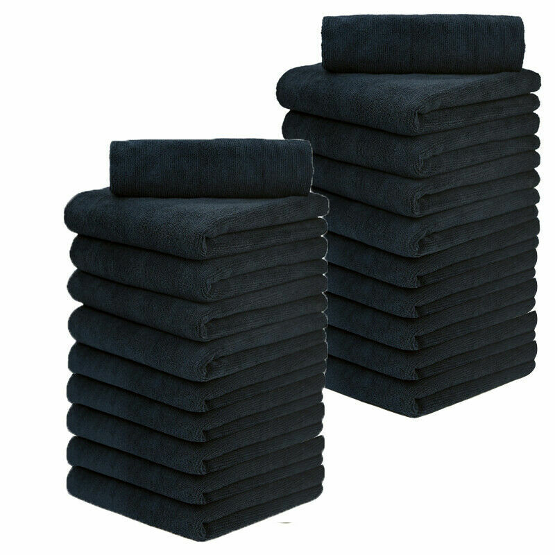 Bulk Edgeless microfiber towels cleaning towel plush 16×16″ 380 gsm lint free