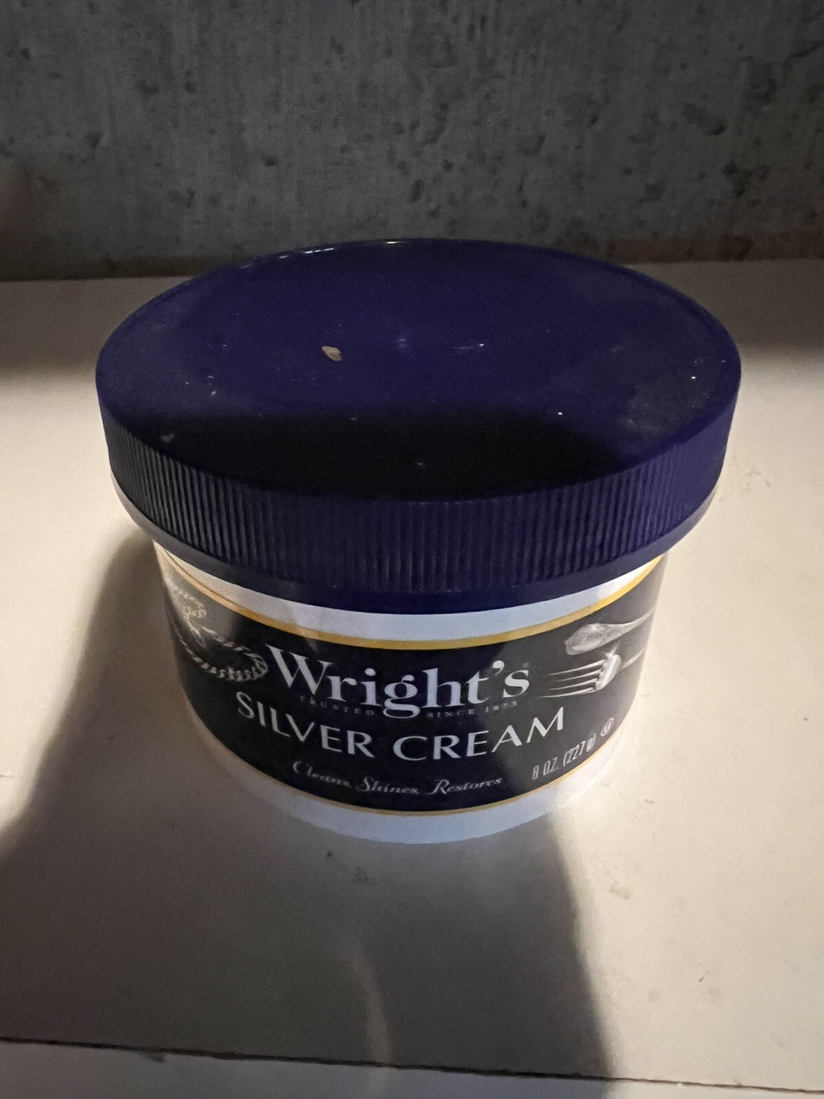 New Wright’s Silver Cream 8 oz Polish Cleans & Shines Jewelry Silver Chrome