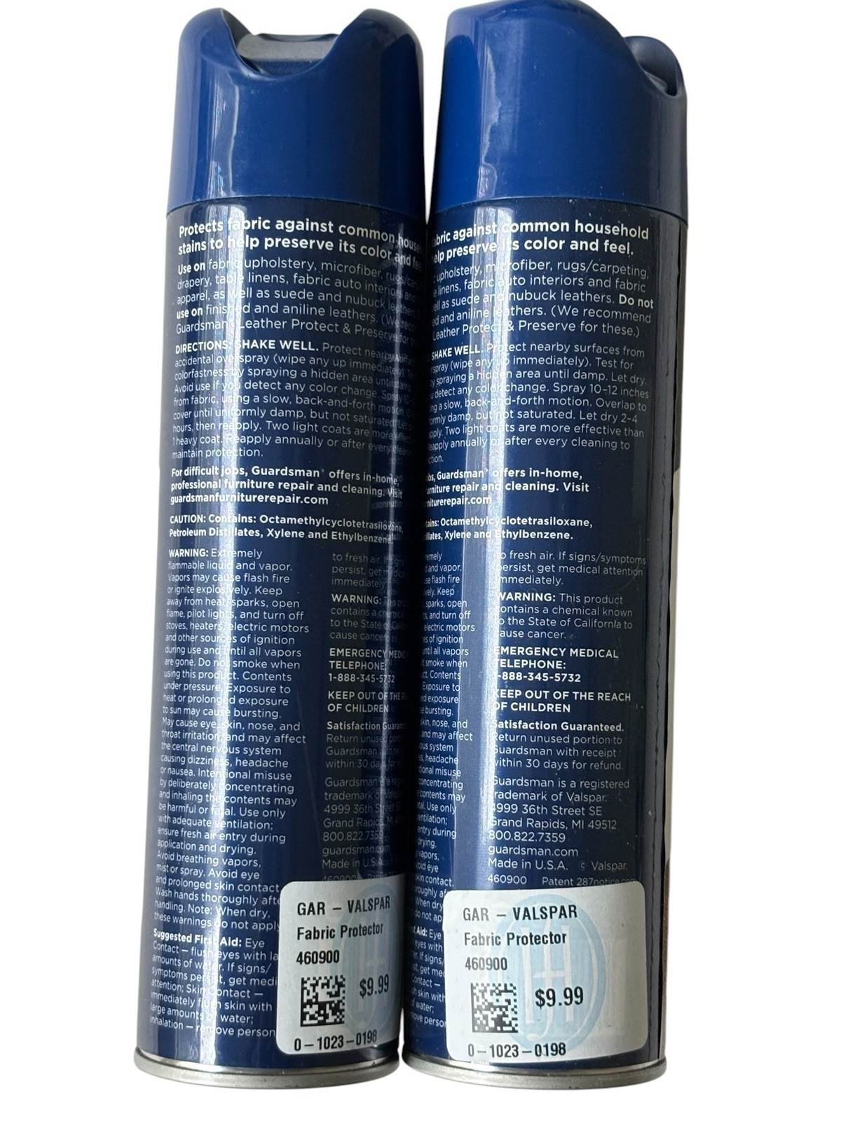 Guardsman Fabric Defense Fabric Protector Spray 11oz Lot of 2 New
