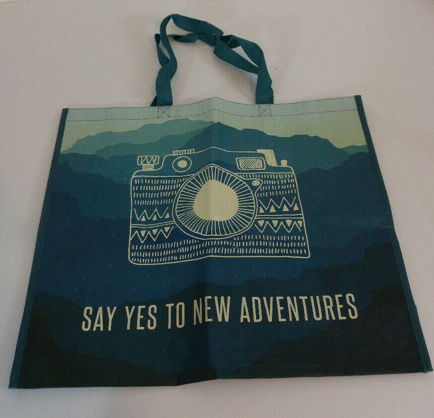 Say Yes To Adventure Camera Reusable Tote Shopping Bag from Burlington