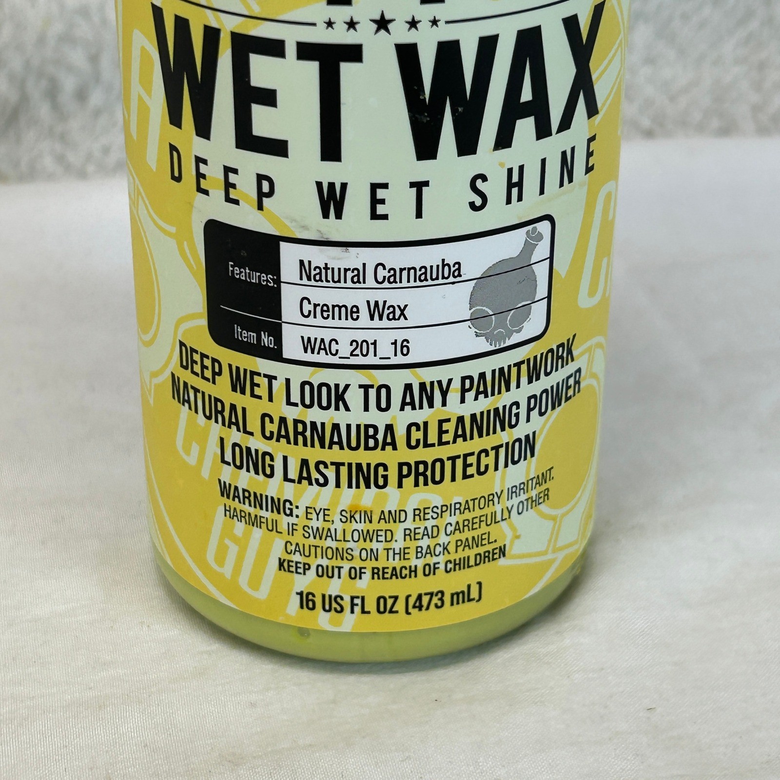 Chemical Guys Butter Wet Wax Deep Wet Shine Liquid Creme Carnauba 16oz 2 Pack