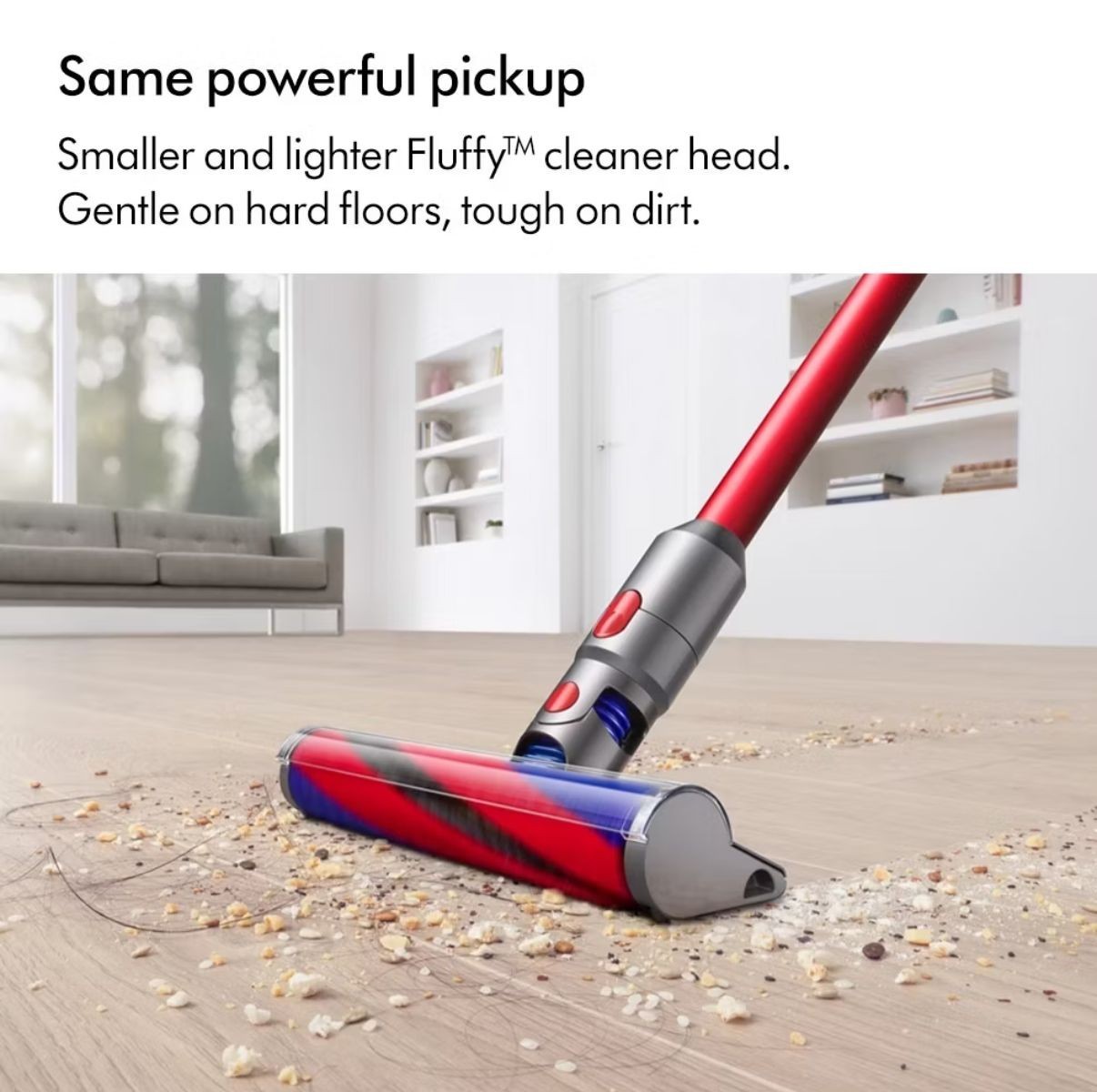 New Dyson V8 | Slim Fluffy Cordless Vacuum Cleaner | RED