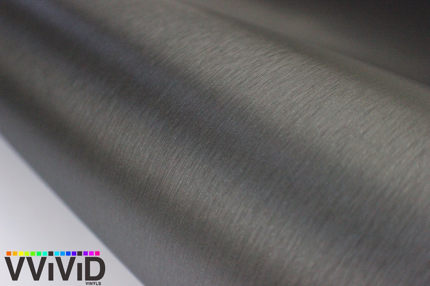 VViViD XPO Gunmetal Grey Brushed Metallic Steel 5ft Vinyl x 1ft,