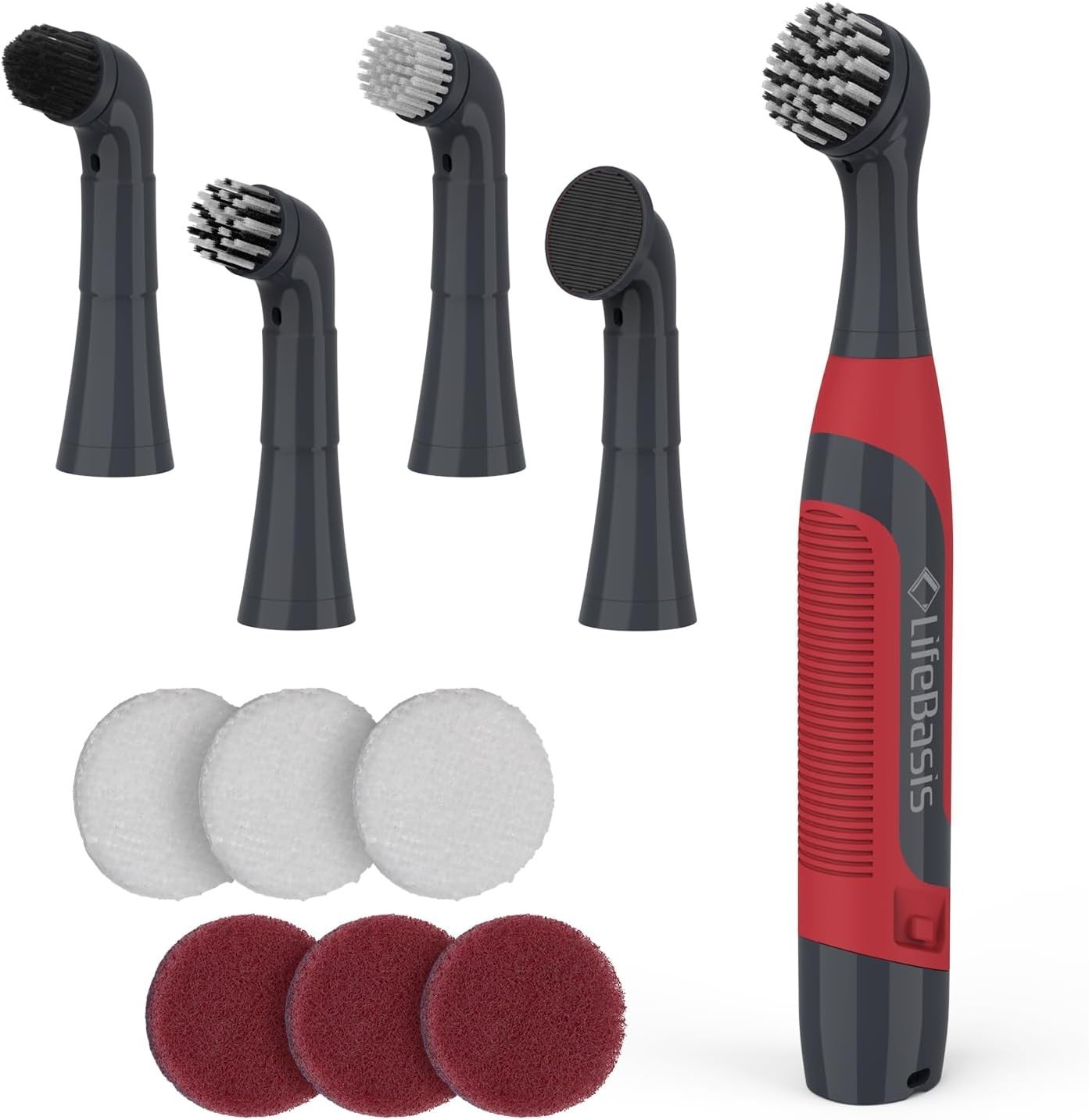 5-in-1 Ergonomic Electric Scrubber – Perfect for Bathroom and Kitchen Surfaces