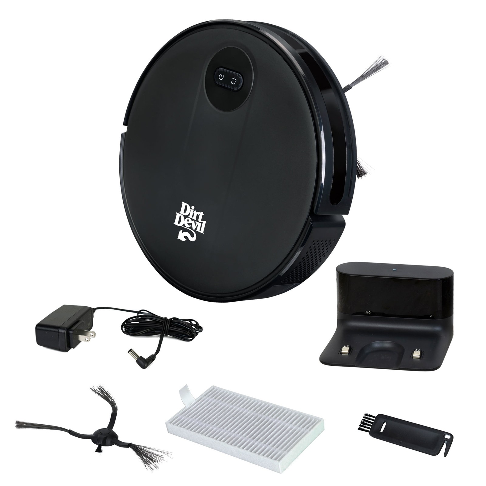 Robot Vacuum Cleaner W/ Gyroscope Zig Zag Navigation Wi-Fi App Control 110 Min