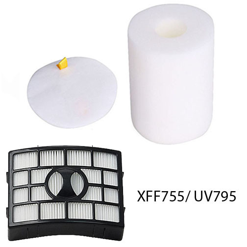 1 Set HEPA Foam Felt Filter For Shark Rotator Lift-Away XL Vacuum NV755 UV795