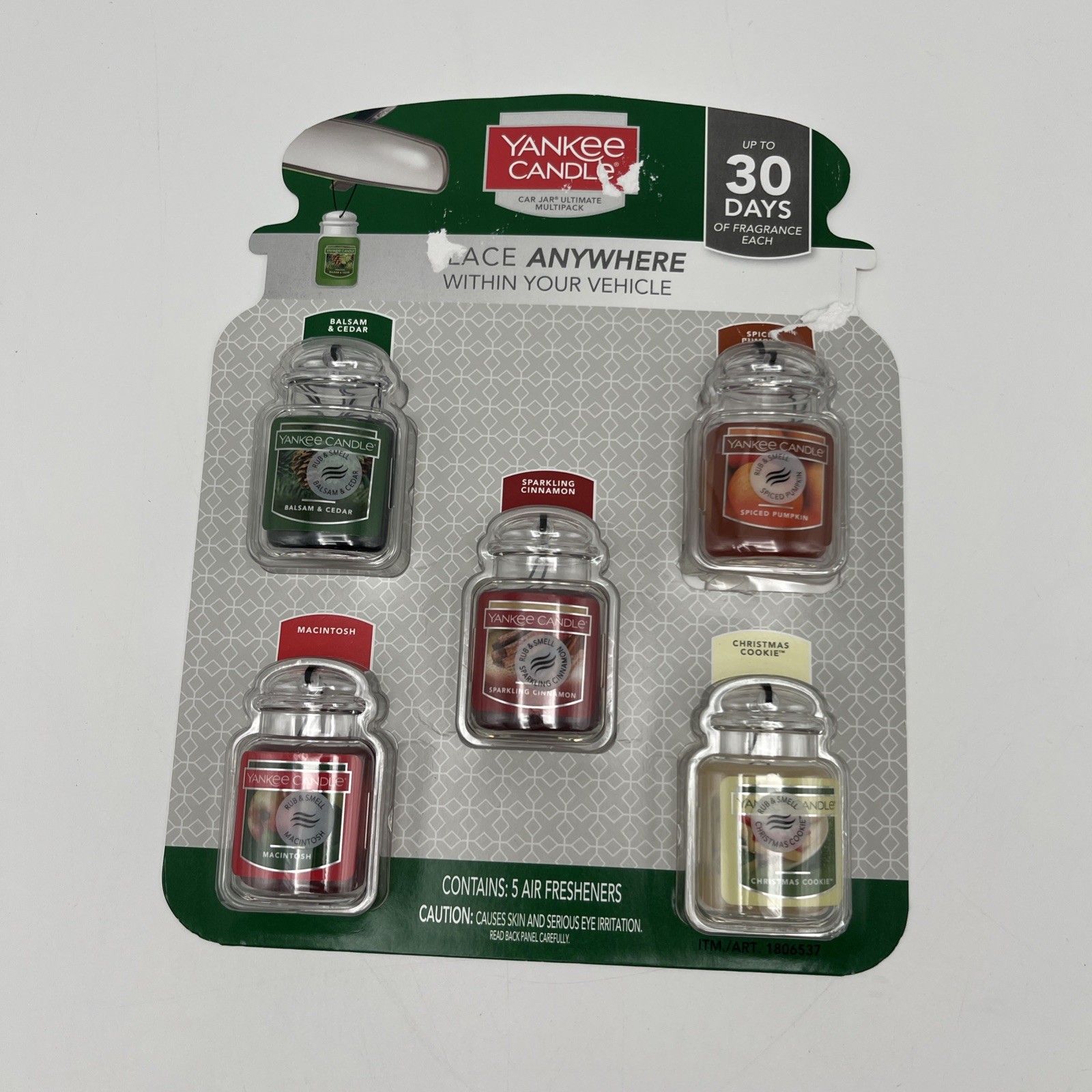 Yankee Candle Holiday Car Jar Ultimate Multipack Air Freshener Assorted Scents