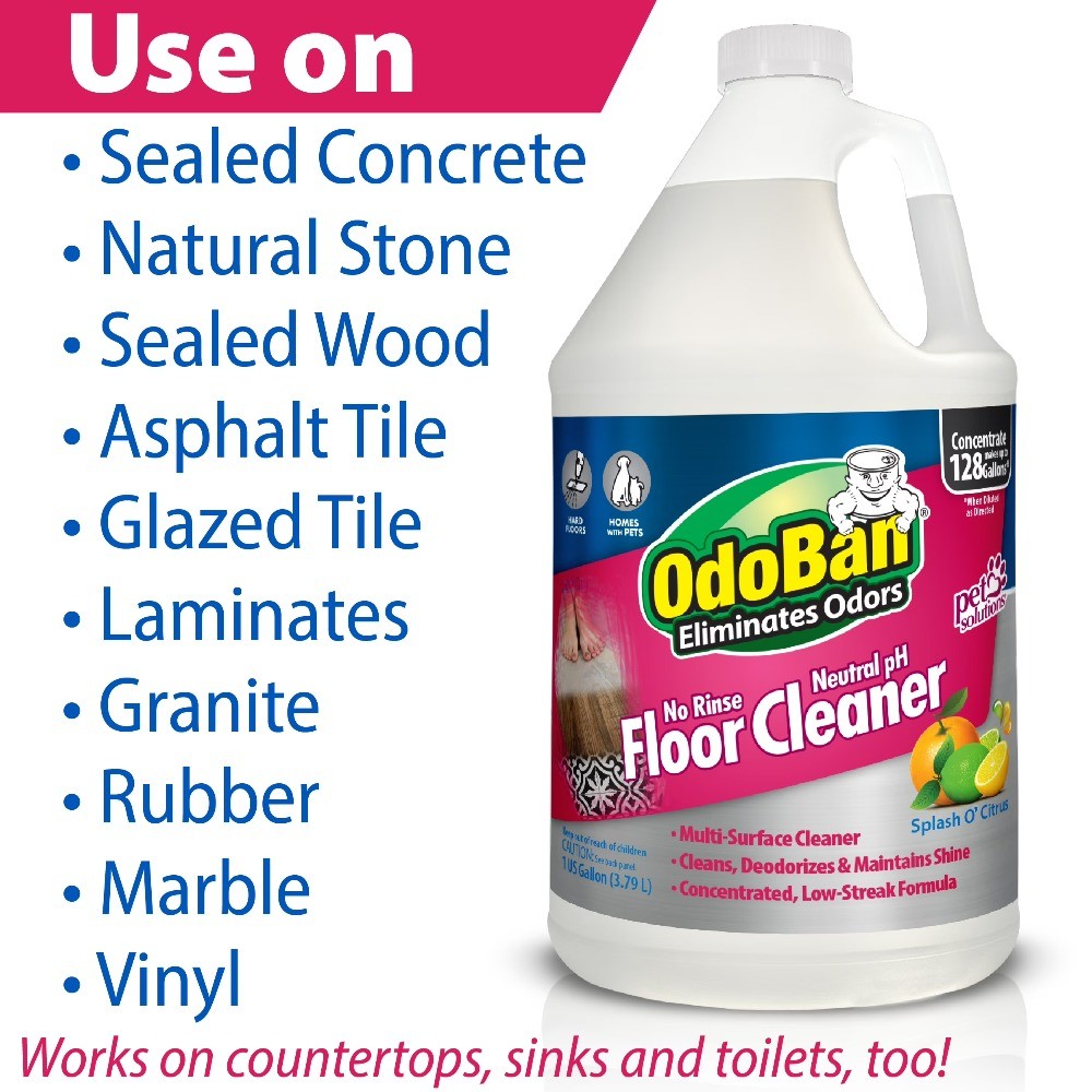 No Rinse Neutral pH Floor Cleaner Concentrate, 1 Gallon