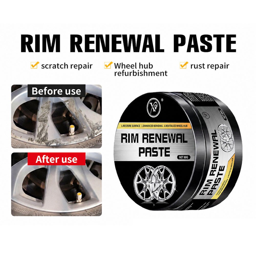 All-in-One Wheel Care&Restoration Paste,Wheel Restoration Polish Buffs