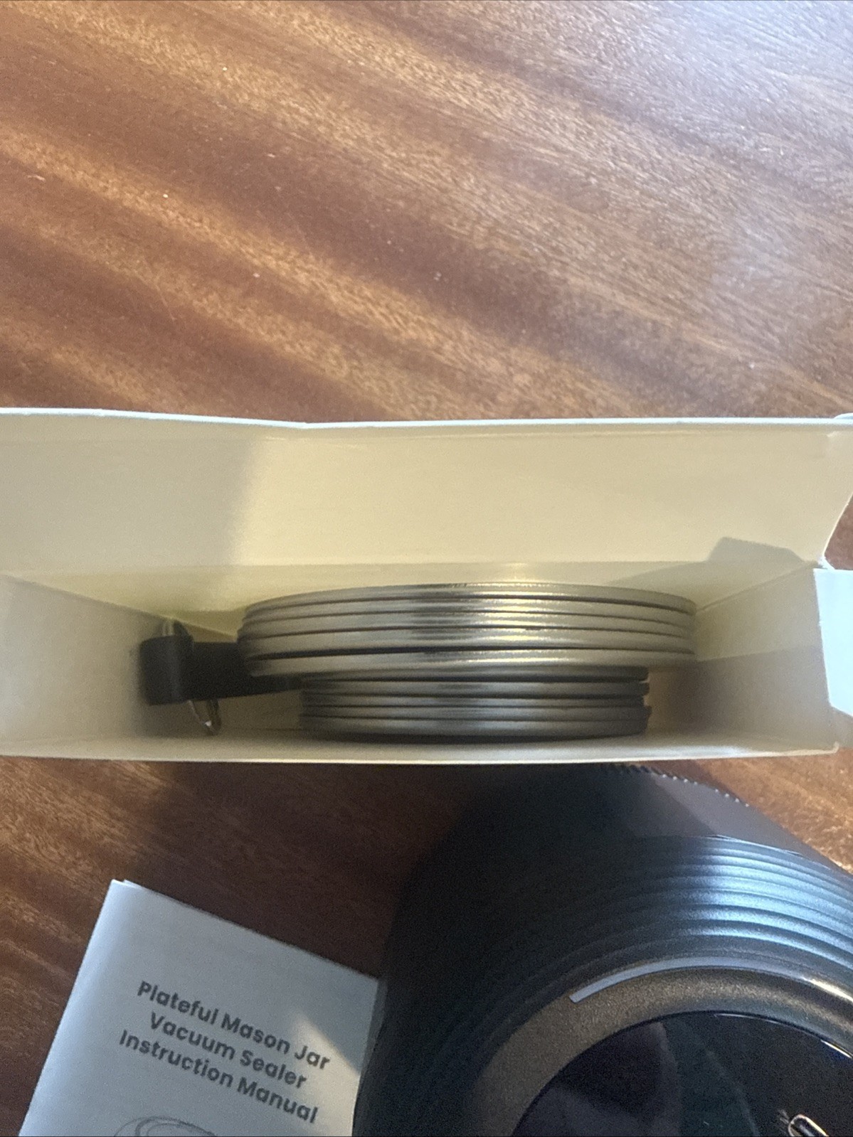 Plateful Electric Mason Jar Vacuum Sealer Kit Lids Included