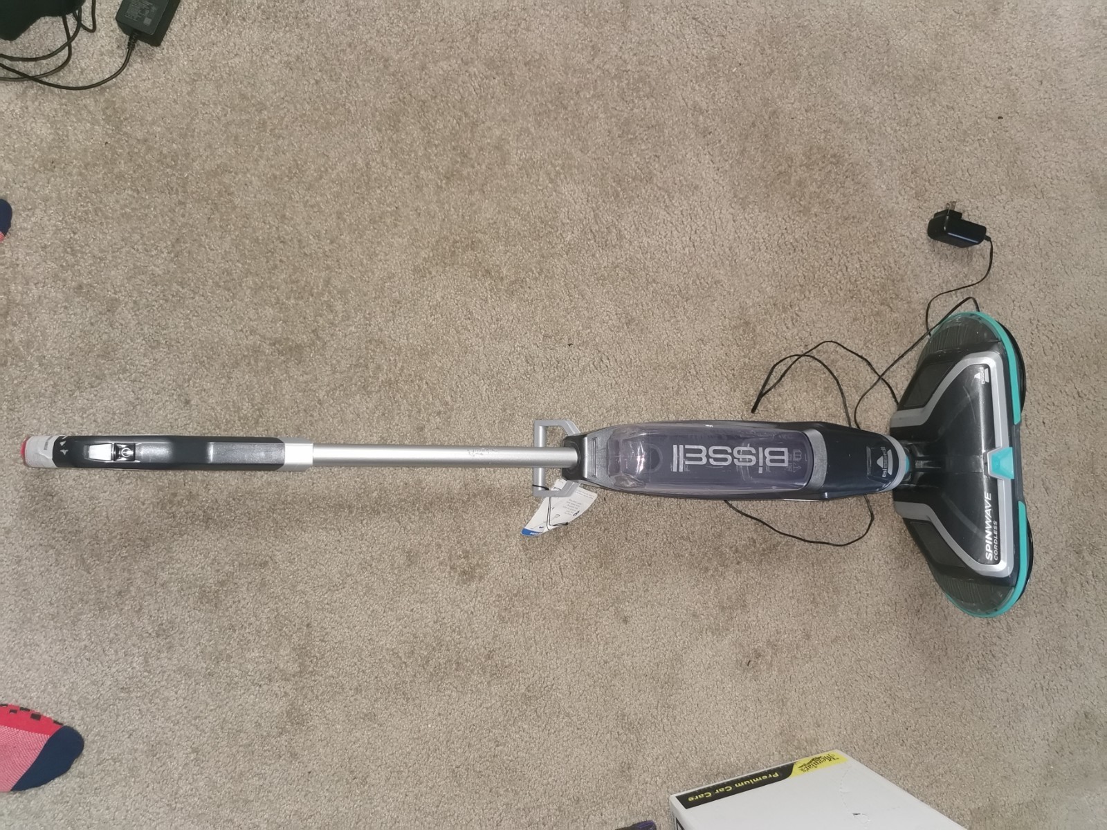 BISSELL Spinwave Cordless Powered Hard Floor Spin Mop and Cleaner 2315