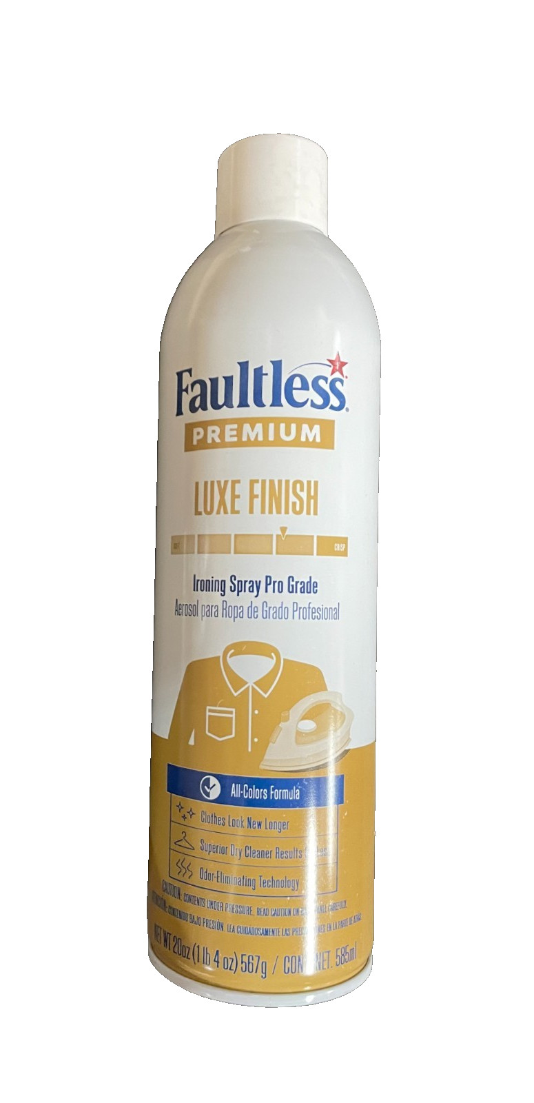Faultless Brands Premium Luxe Finish Ironing Spray, 20 oz (4 pack)