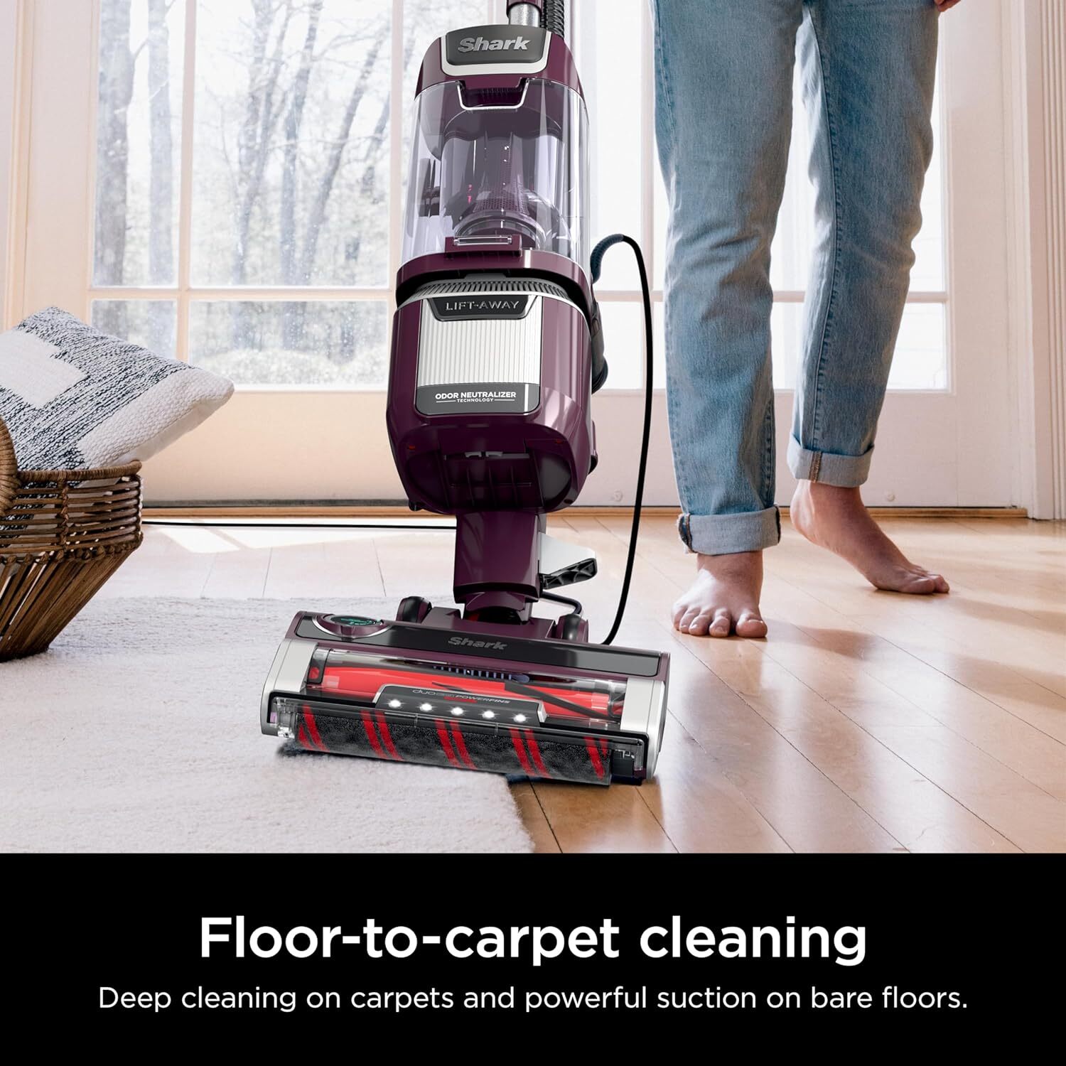 Shark Rotator Pet Lift-away Adv Upright Vacuum/duoclean Powerfins Hairpro/odor