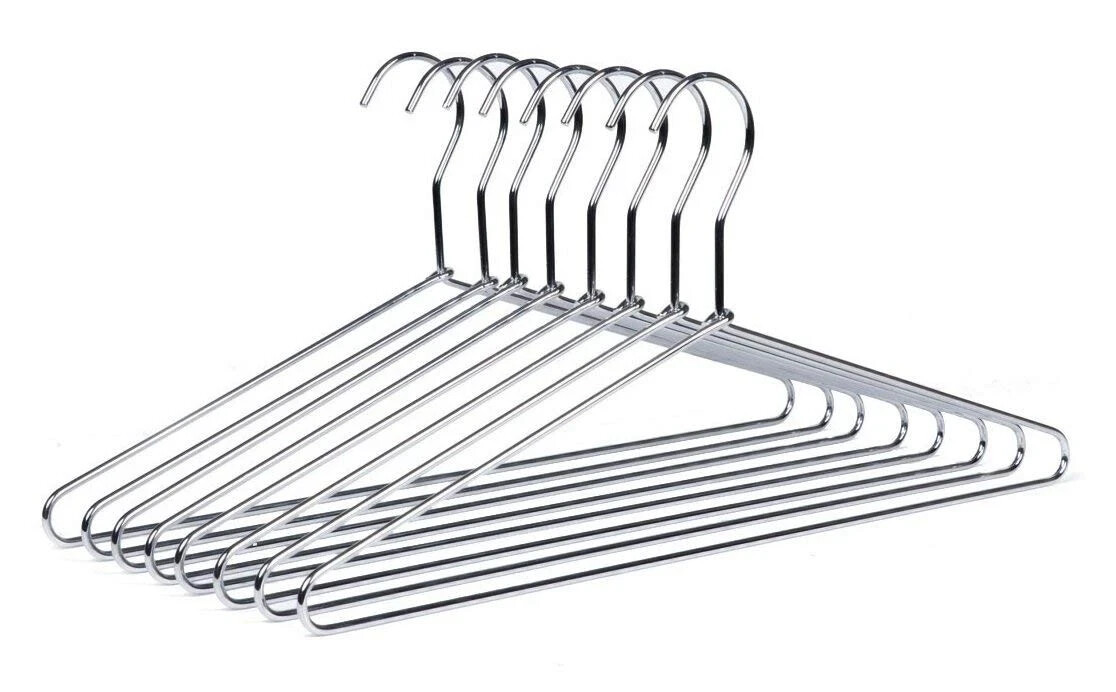 16 Pack Stainless Steel Wire Hangers – Ultra Thick 4mm Metal & Coat Seamless