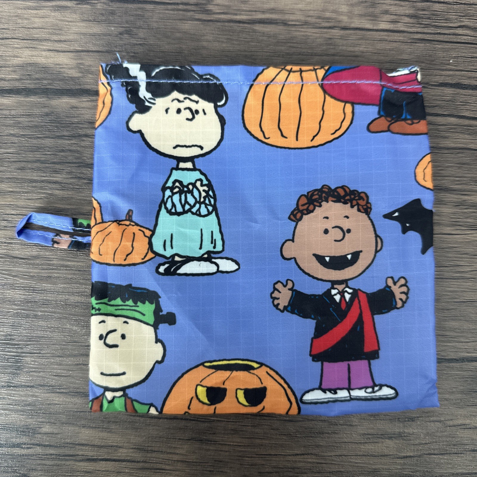 Standard Size Reusable Tote Bag Baggu X Peanuts Pouch Only – Pumpkin Patch