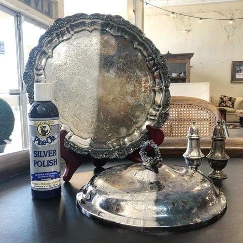 Howard Pine-Ola Silver Polish Cream 8 oz Cleans & Protects