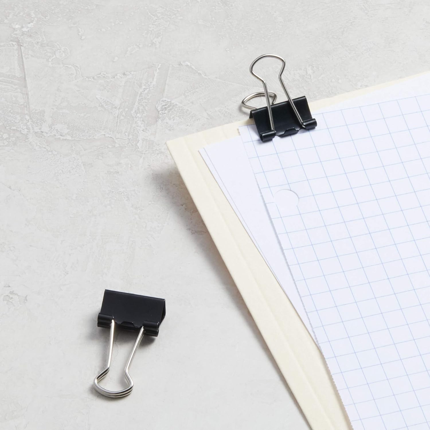 Sturdy Binder Clips Office Supplies Small 0.75 in Document Organizing School