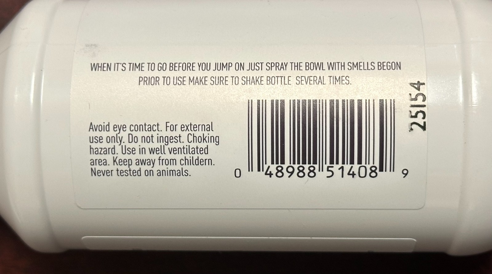 SMELLS BEGONE ~EUCALYPTUS MINT Natural Odor Eliminator BATHROOM AIR TOILET SPRAY