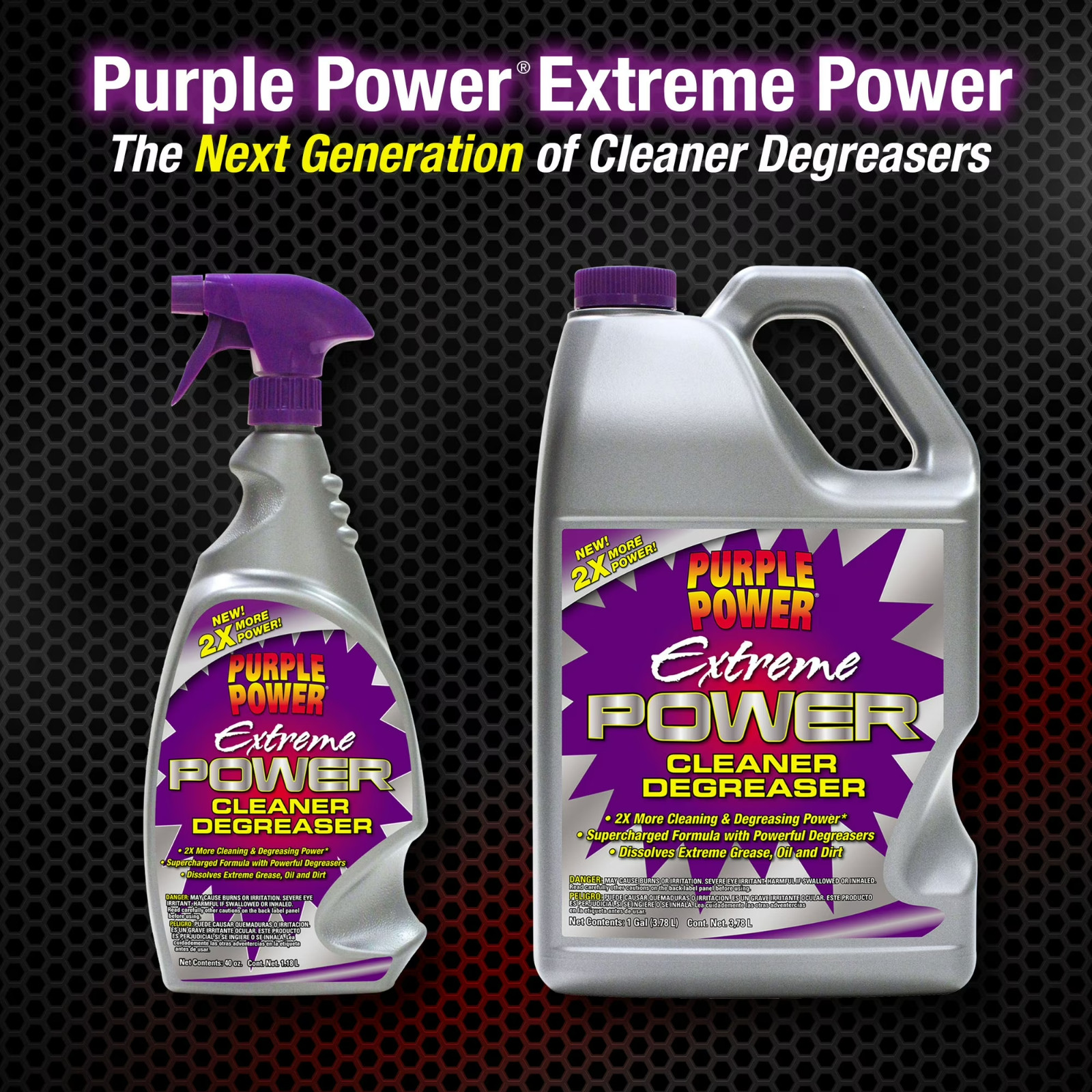 Purple Power Extreme Power Cleaner/Degreaser (1 Gallon) 2 Pack