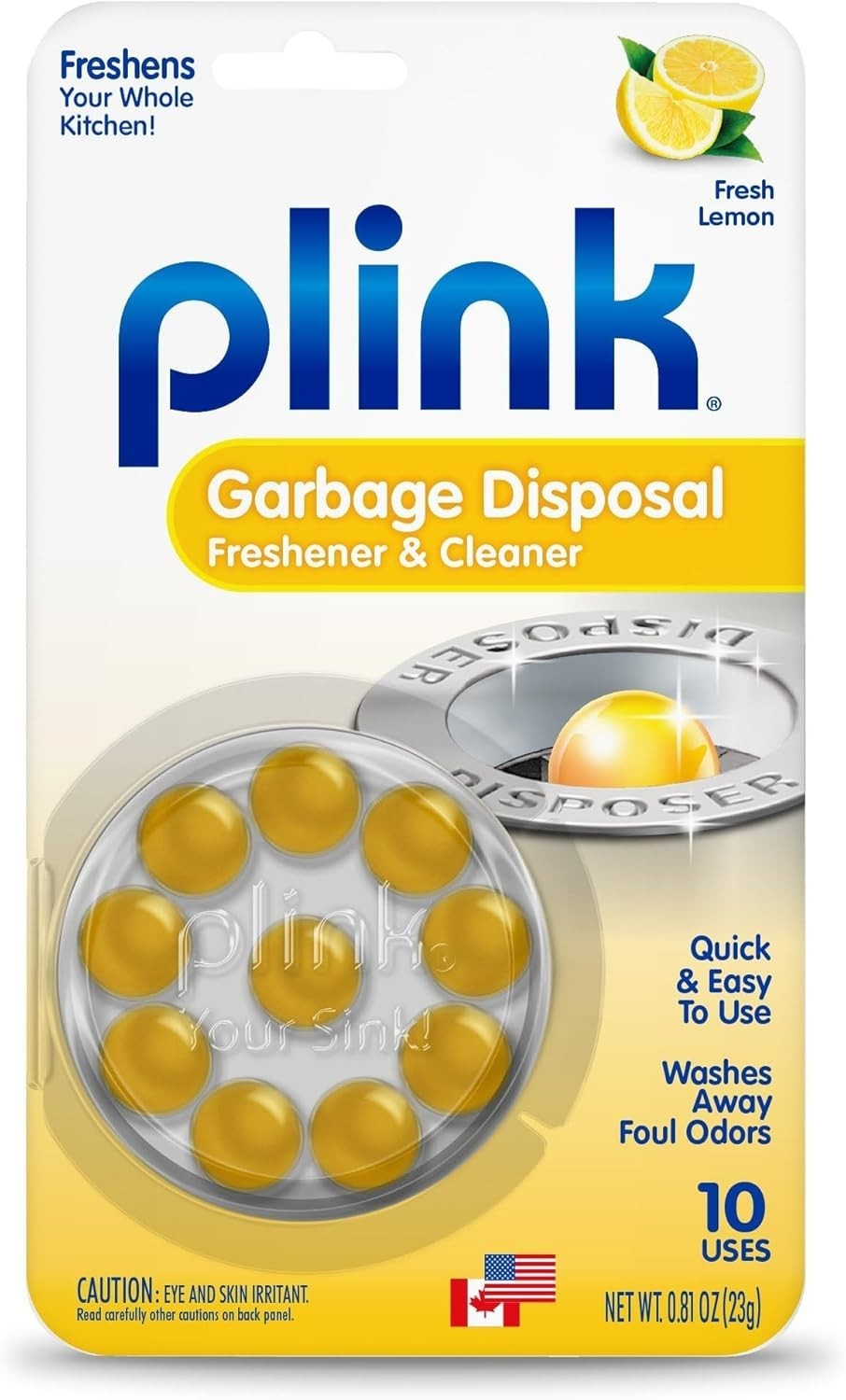 Innovative Lemon Garbage Disposal Cleaner – Biodegradable & 20 Tablets Included
