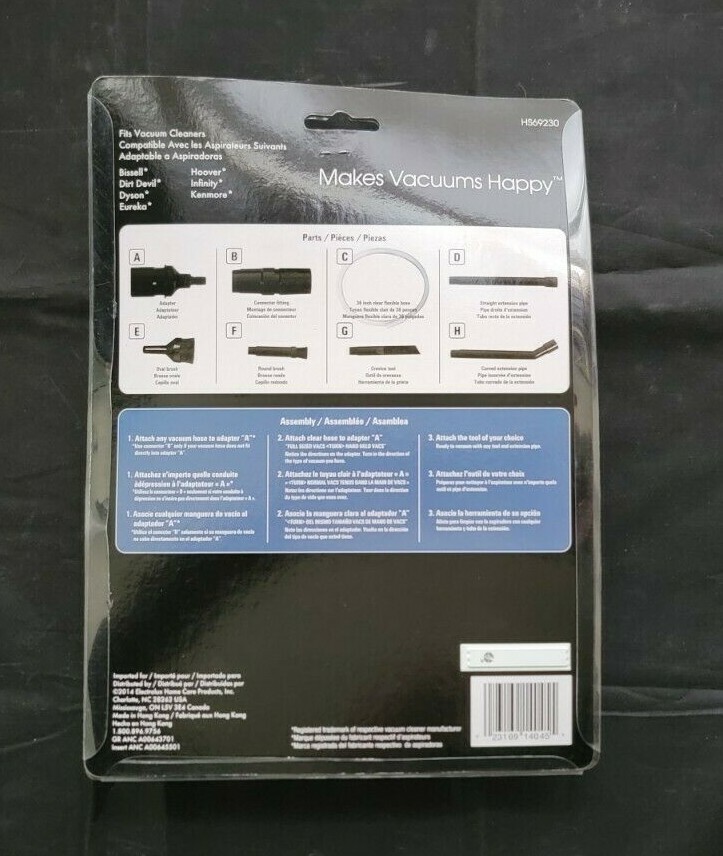 byHomeSource Itty Bitty Micro Dusting Kit, 8 Piece Tool Kit with Adapter