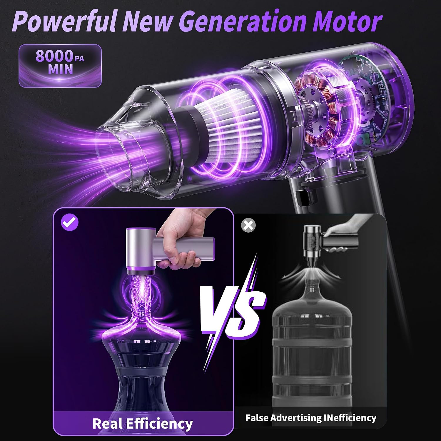 Cordless Hand Held Vacuum Cleaner Mini Portable Car Auto Home US Stock