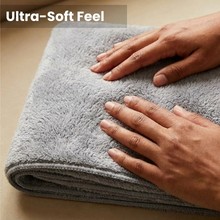 Microfiber Bath Towels Set, Compact Size 20 x 43 in, Hyaluronic Acid-Infused,